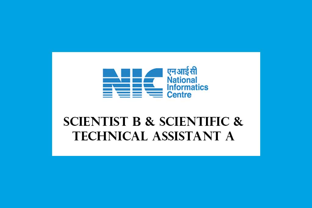 NIELIT Scientist B And Scientific And Technical Assistant A Recruitment ...